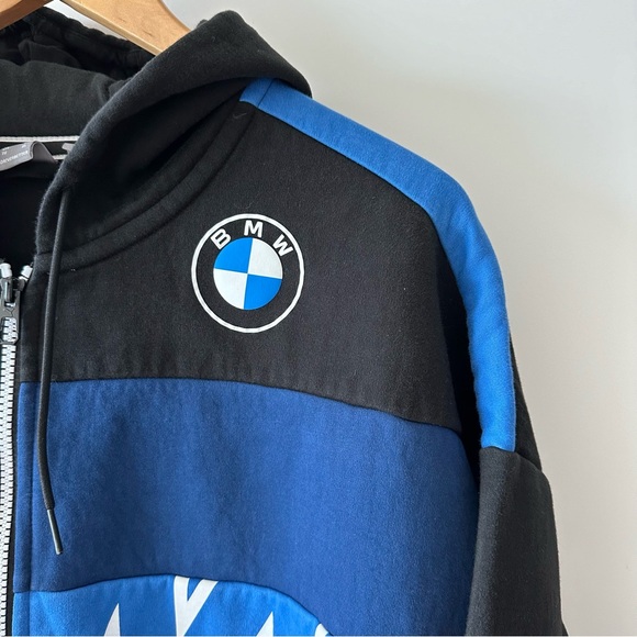 Puma • BMW M Motorsport SDS Motorsport Sweat Full Zip Hoodie Jacket - Picture 7 of 10